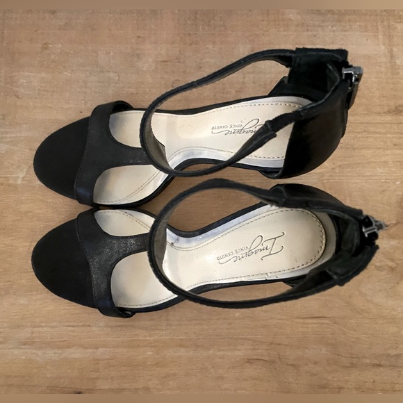 Vince Camuto Imagine Open Toe Black Heels — Women’s 7.5 — Worn only once - Picture 10 of 16
